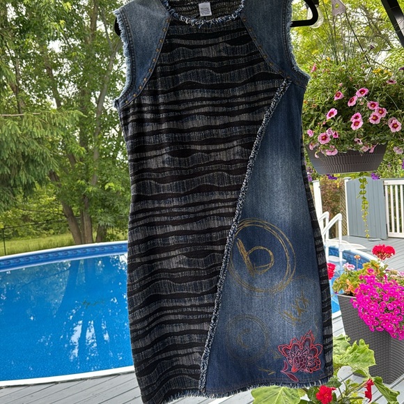 DESIGUAL dress in jean material - Picture 5 of 6